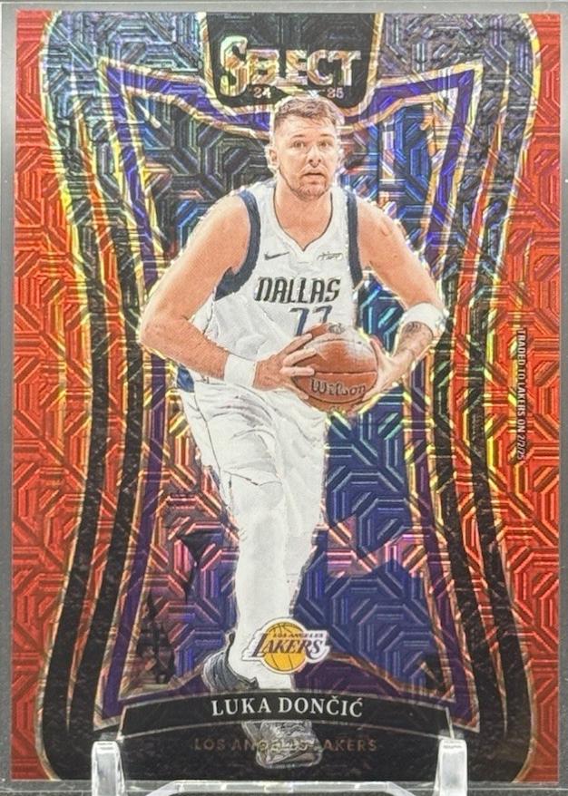 Luka Doncic [Red Mojo Prizm] #347