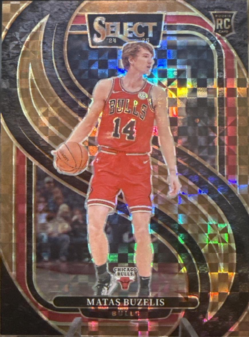Matas Buzelis [Bronze Checker Prizm] #166