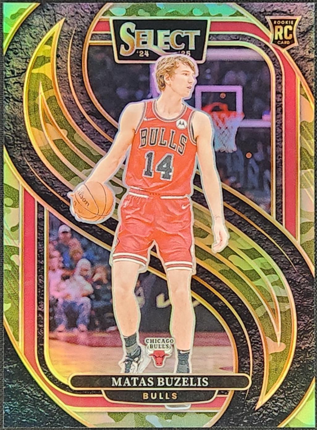 Matas Buzelis [Green Camo Prizm] #166