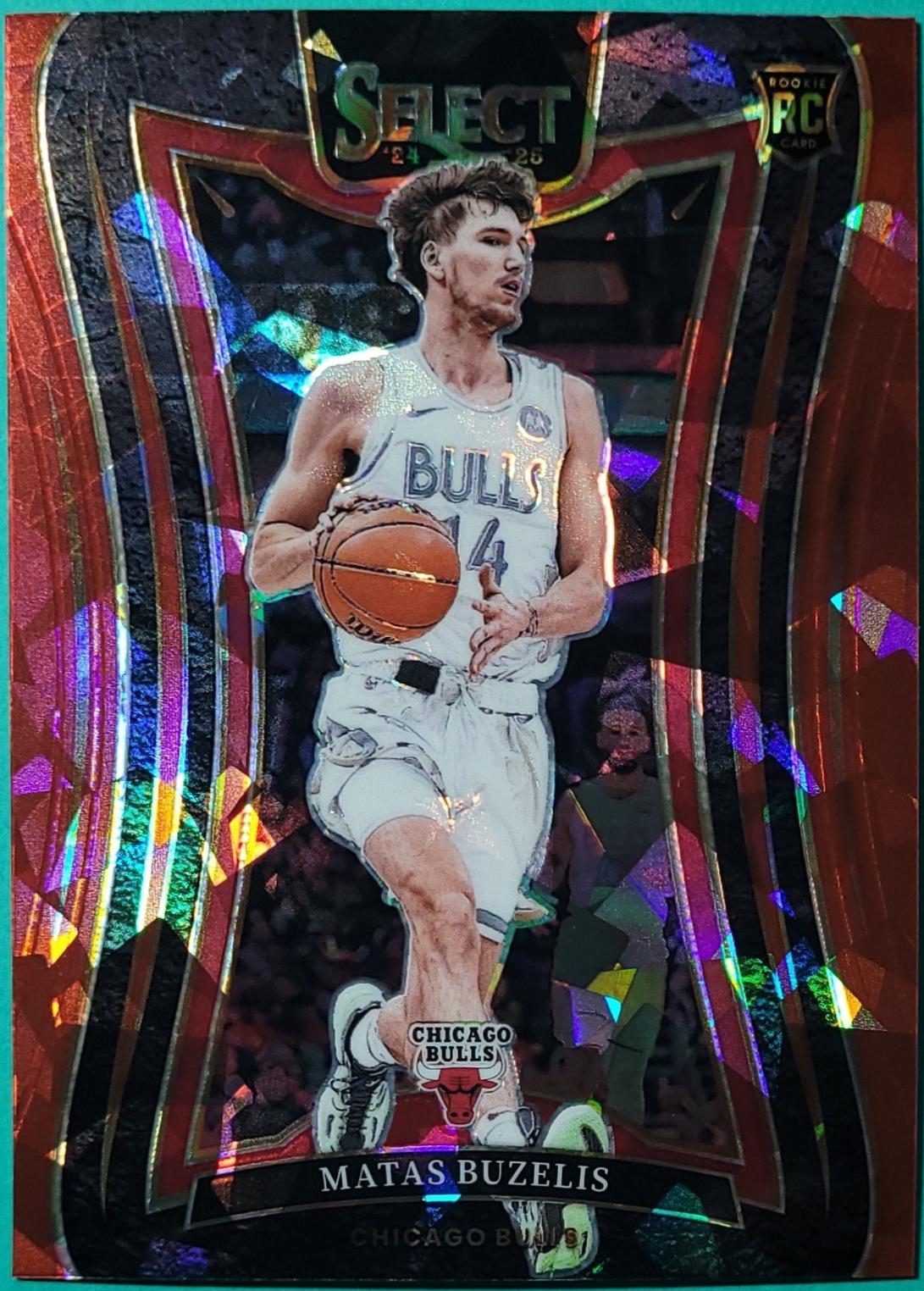 Matas Buzelis [Red Cracked Ice Prizm] #384