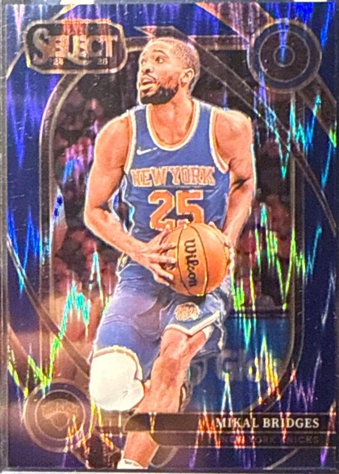 Mikal Bridges [Blue Flash Prizm] #204