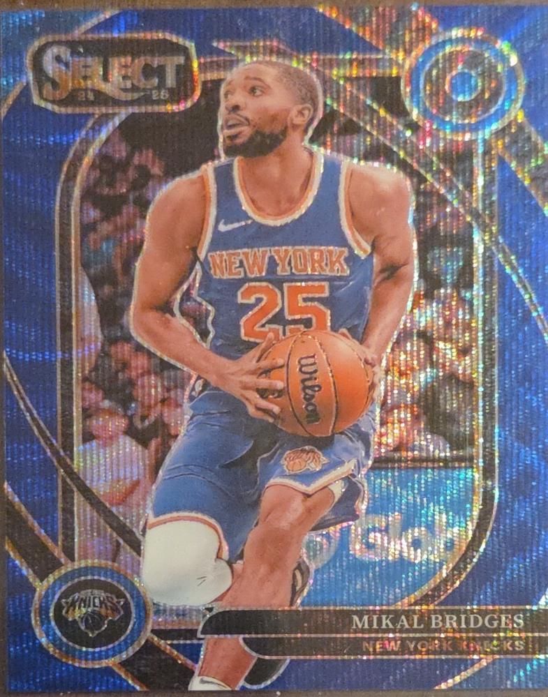 Mikal Bridges [Blue Wave Prizm] #204
