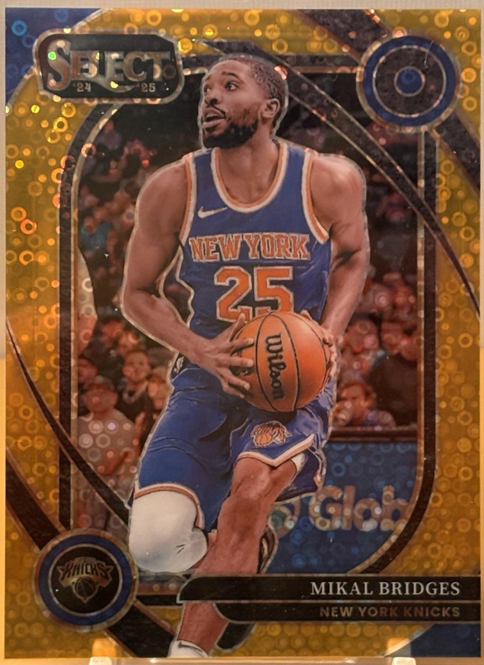 Mikal Bridges [Gold Disco Prizm] #204