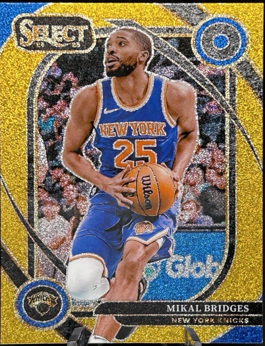 Mikal Bridges [Gold Glitter Prizm] #204
