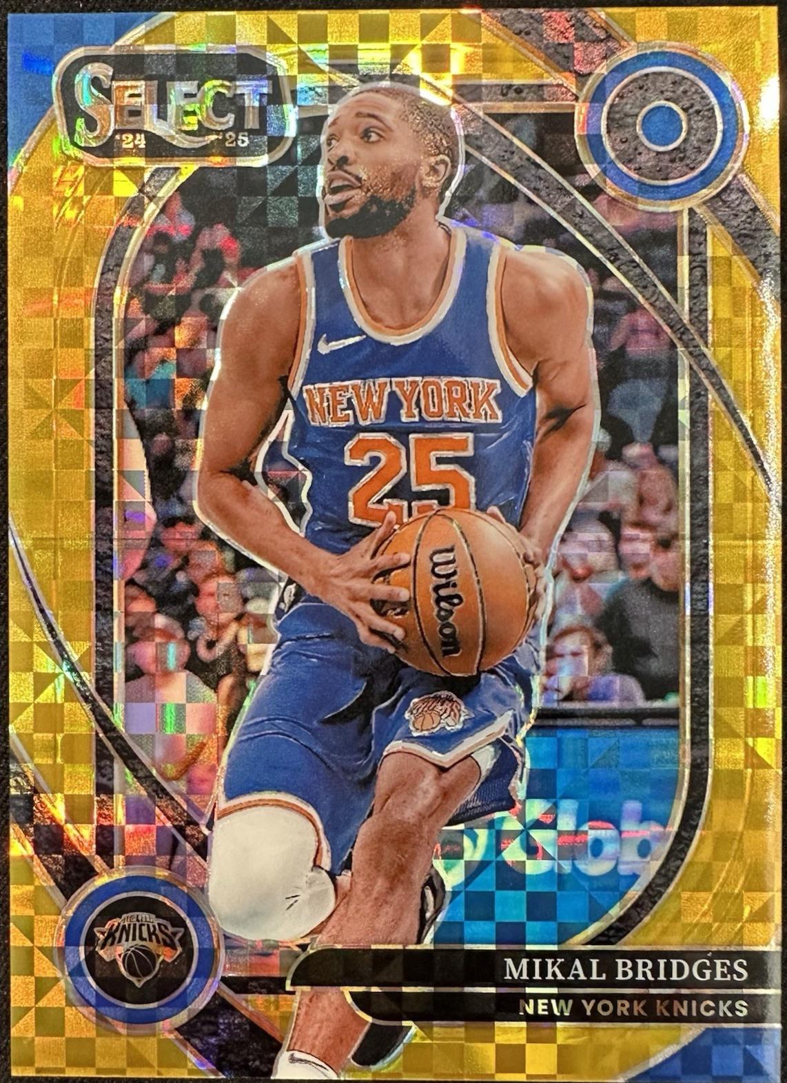 Mikal Bridges [Gold Prizm] #204