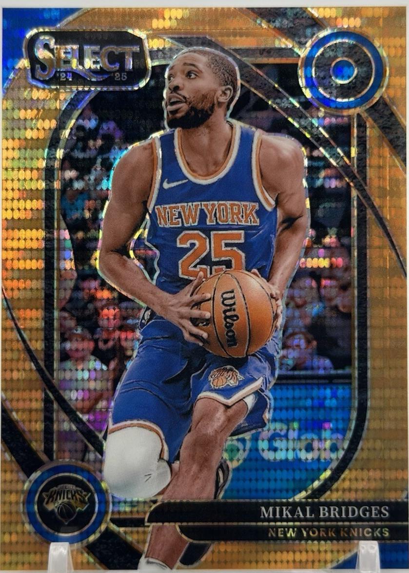 Mikal Bridges [Neon Orange Pulsar Prizm] #204