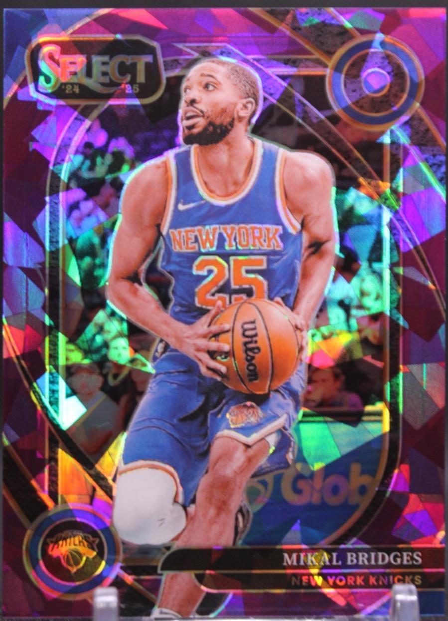 Mikal Bridges [Purple Cracked Ice Prizm] #204