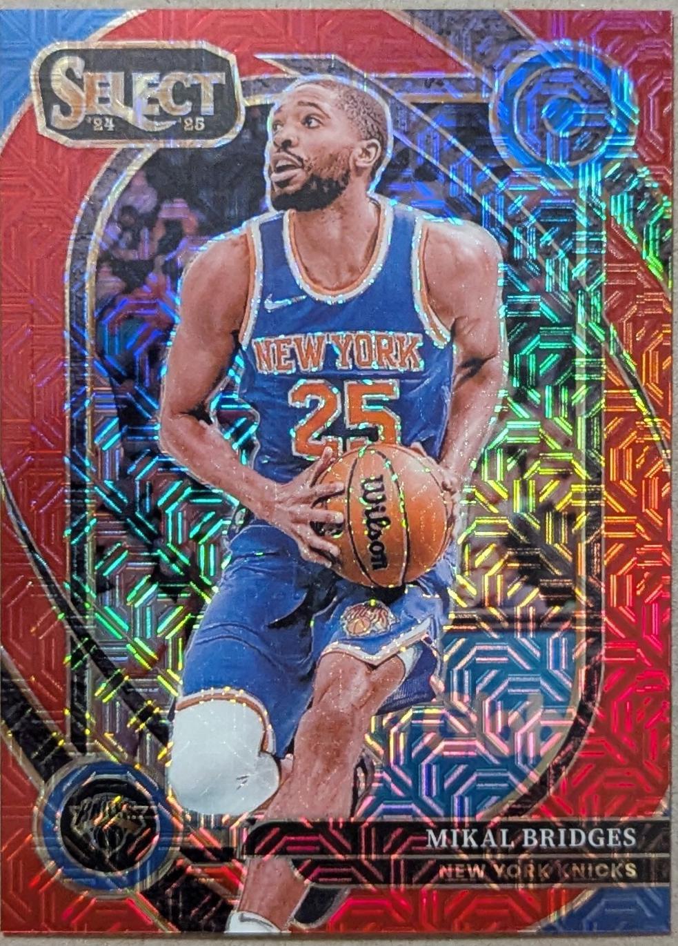 Mikal Bridges [Red Mojo Prizm] #204