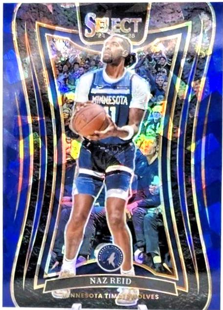 Naz Reid [Blue Cracked Ice Prizm] #331