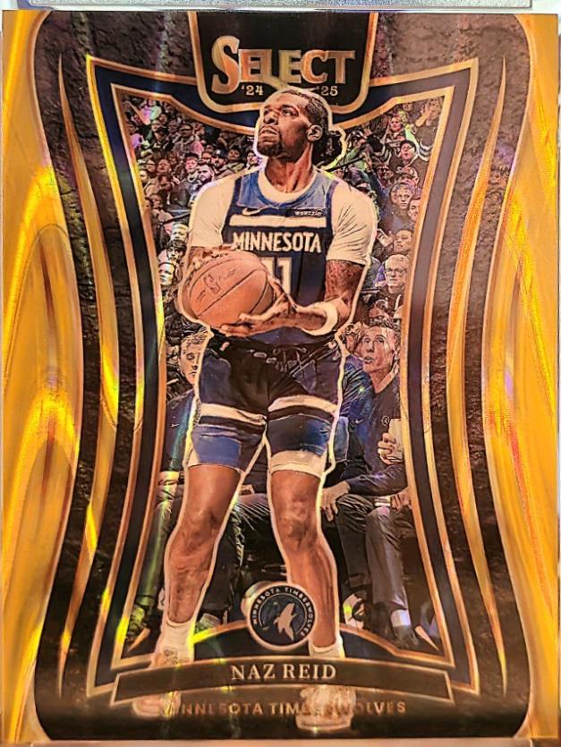 Naz Reid [Gold Flash Prizm] #331