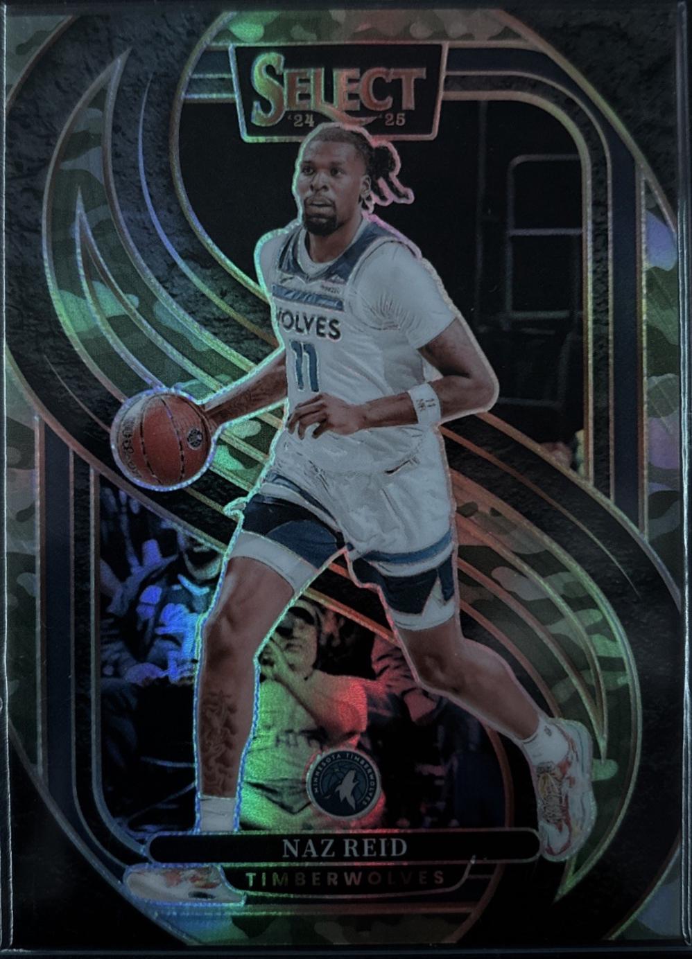 Naz Reid [Green Camo Prizm] #132