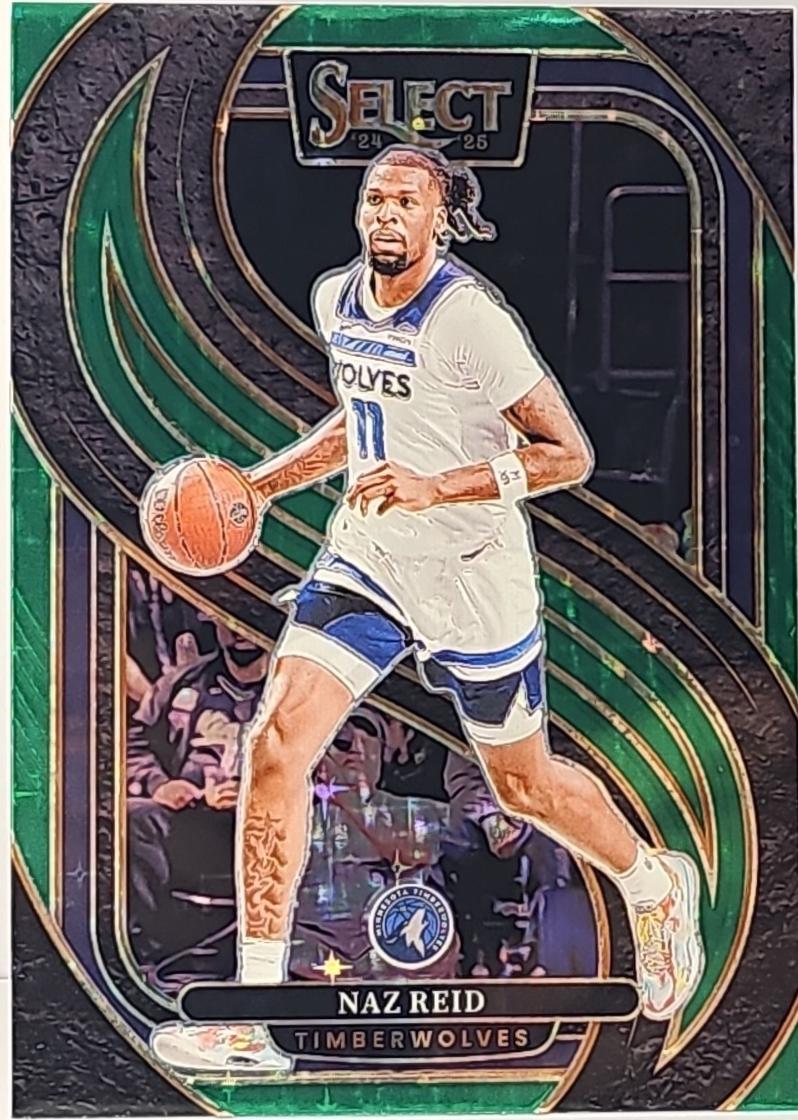 Naz Reid [Green Stars Prizm] #132