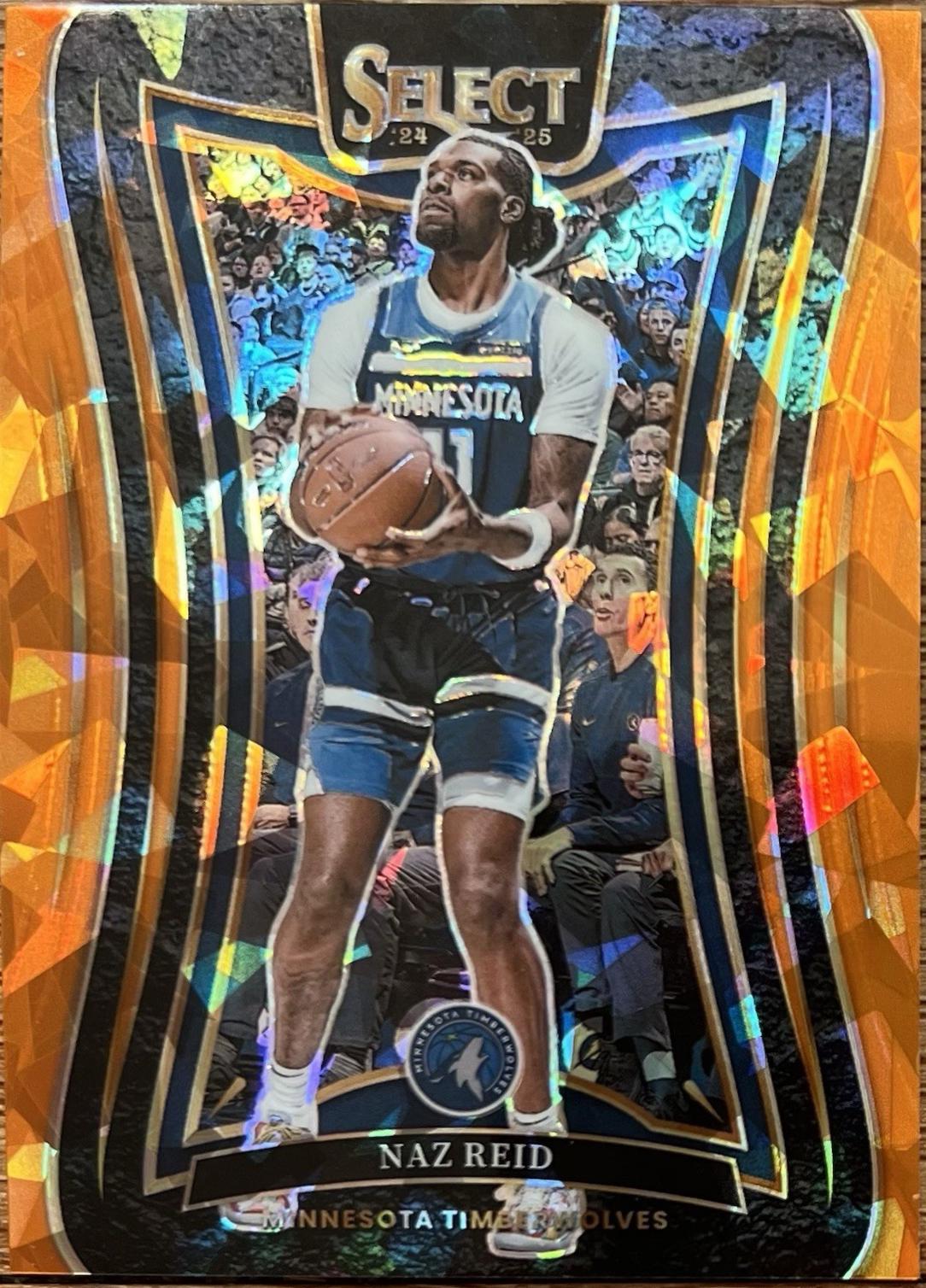 Naz Reid [Orange Cracked Ice Prizm] #331