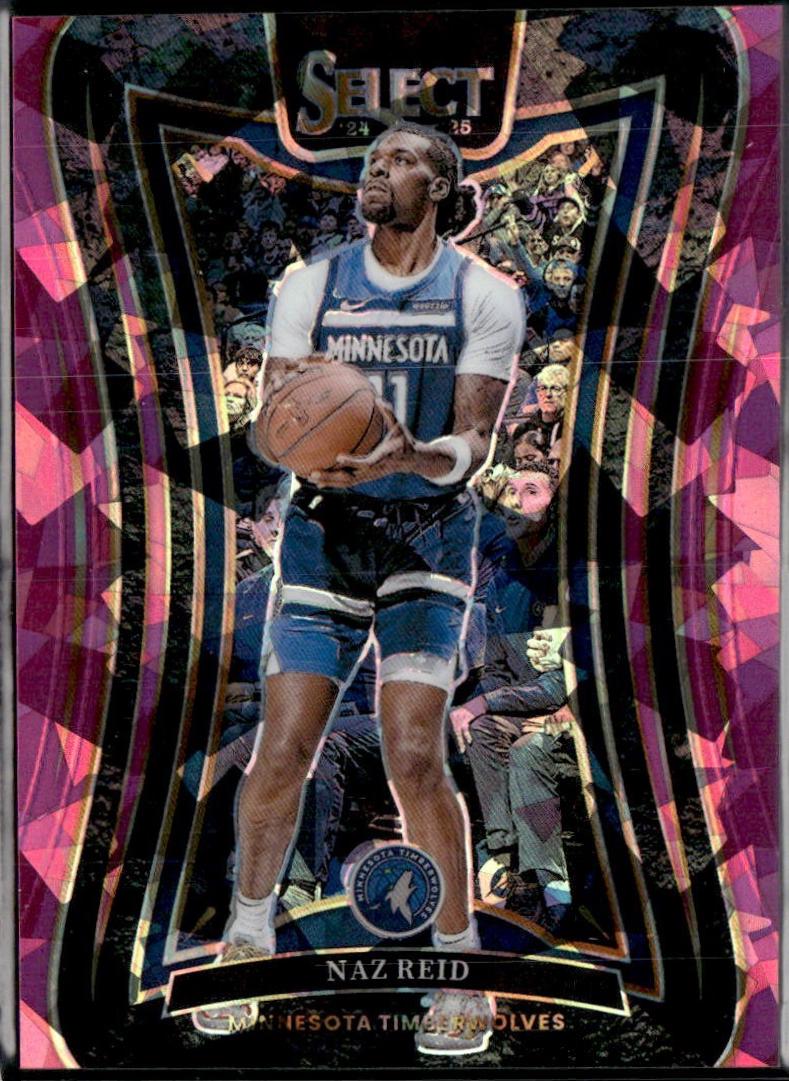 Naz Reid [Pink Cracked Ice Prizm] #331