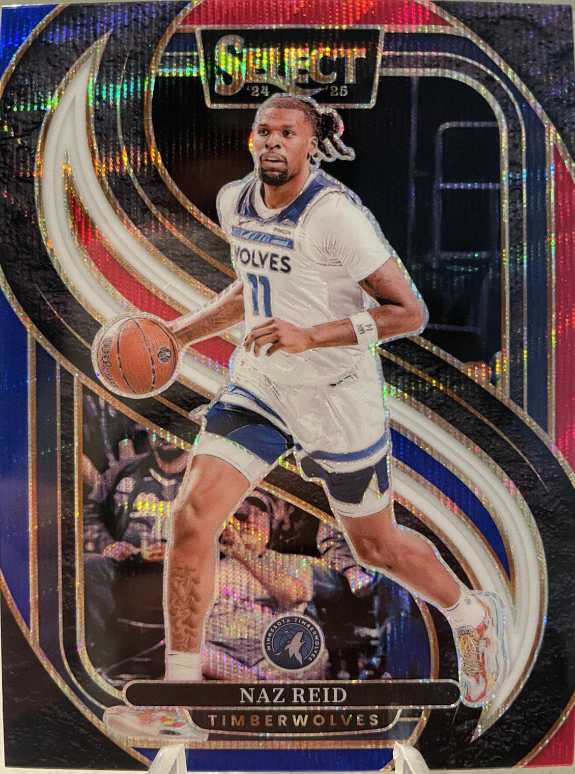 Naz Reid [Tri-Color Prizm] #132