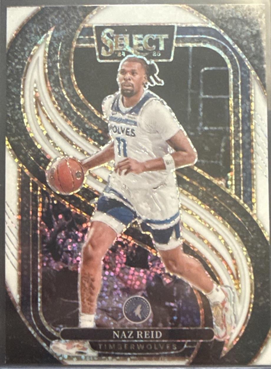 Naz Reid [White Sparkle Prizm] #132