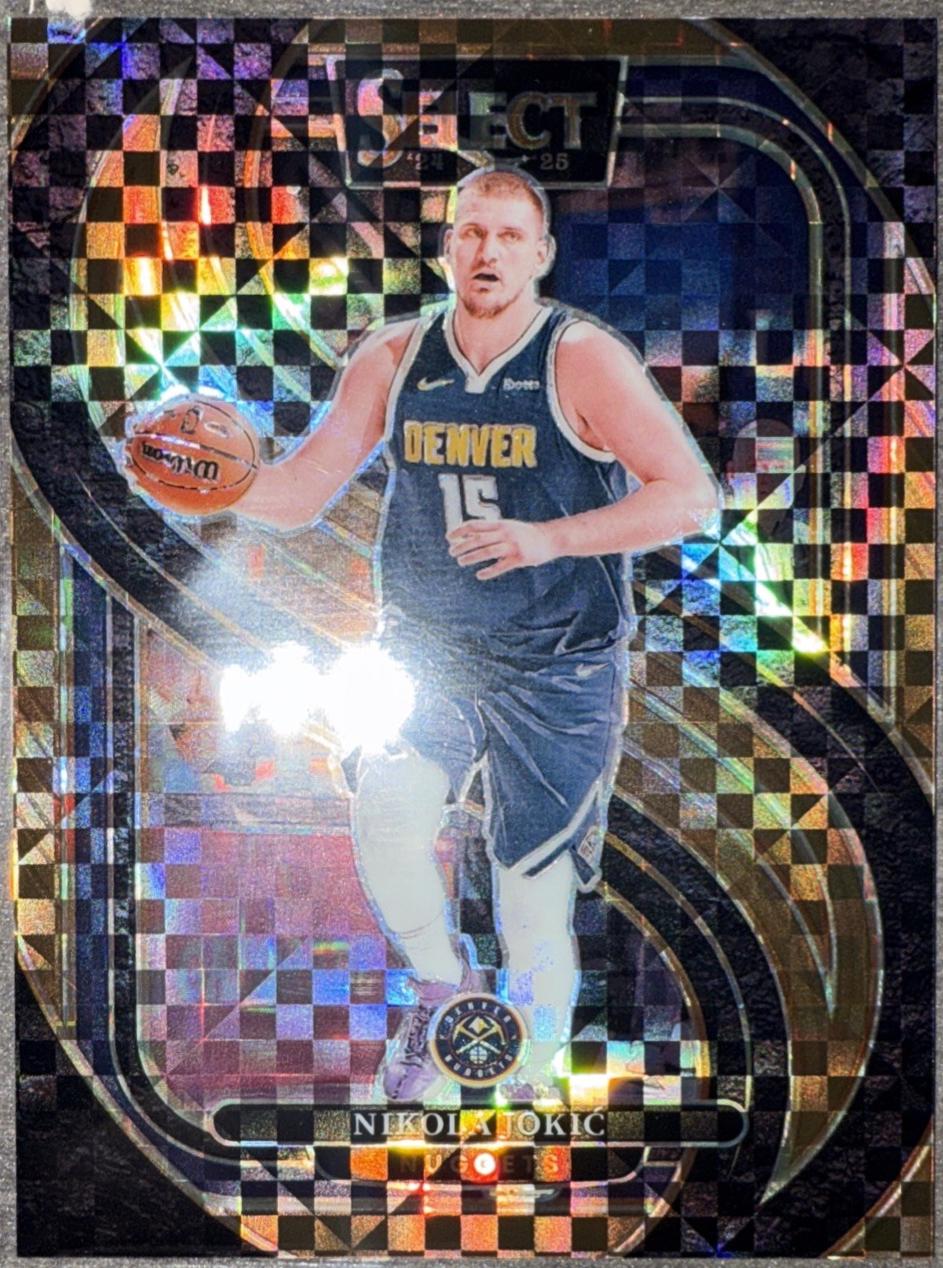 Nikola Jokic [Bronze Checker Prizm] #140