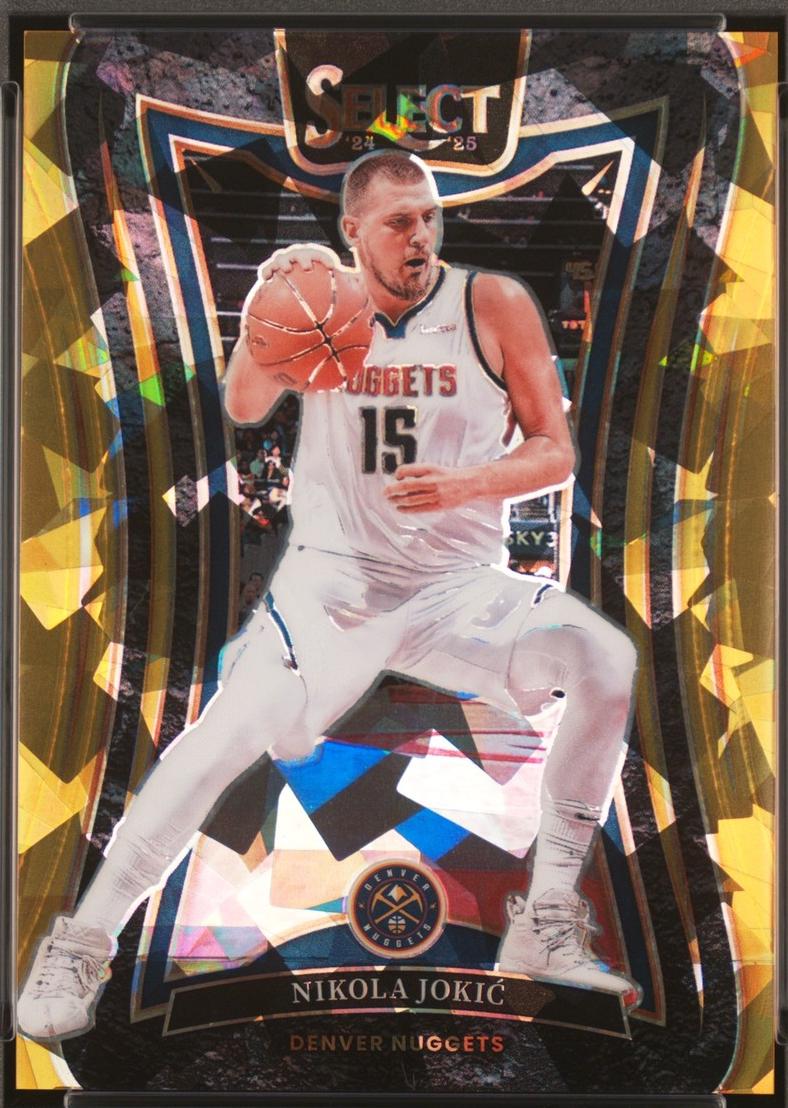 Nikola Jokic [Gold Cracked Ice Prizm] #313