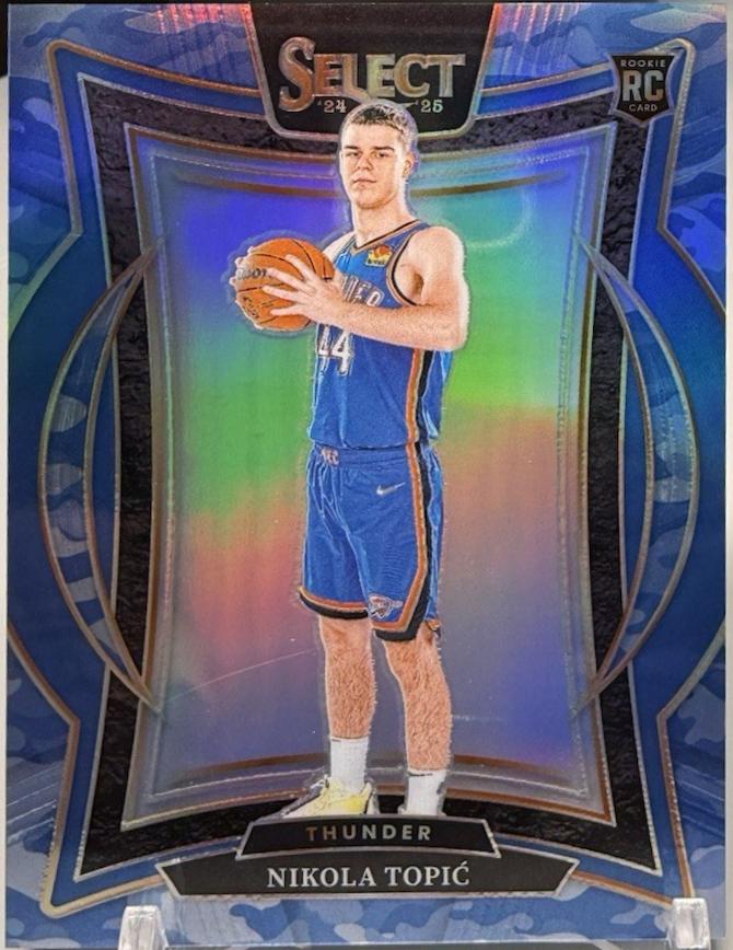 Nikola Topic [Blue Camo Prizm] #89