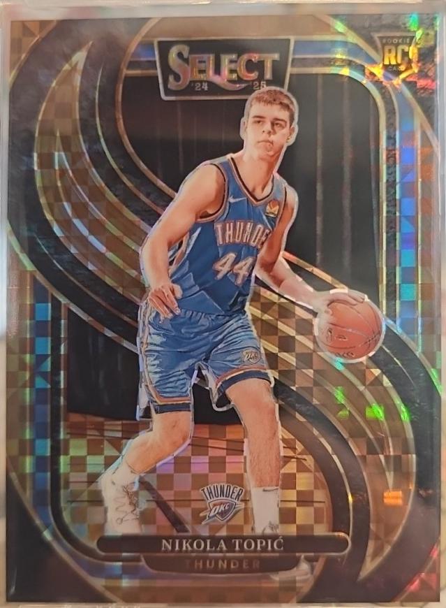 Nikola Topic [Bronze Checker Prizm] #171