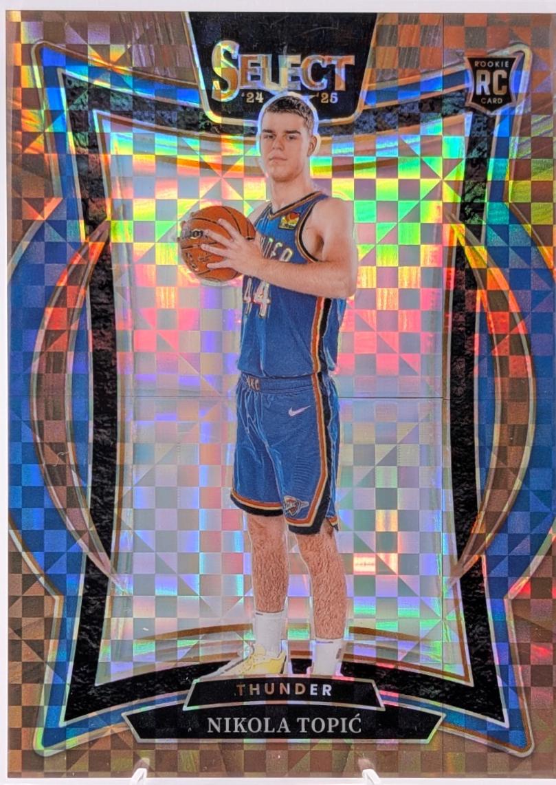 Nikola Topic [Bronze Checker Prizm] #89