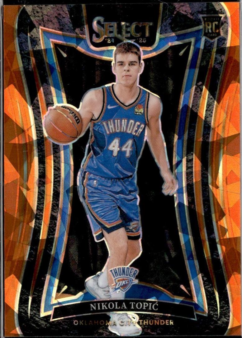 Nikola Topic [Orange Cracked Ice Prizm] #396