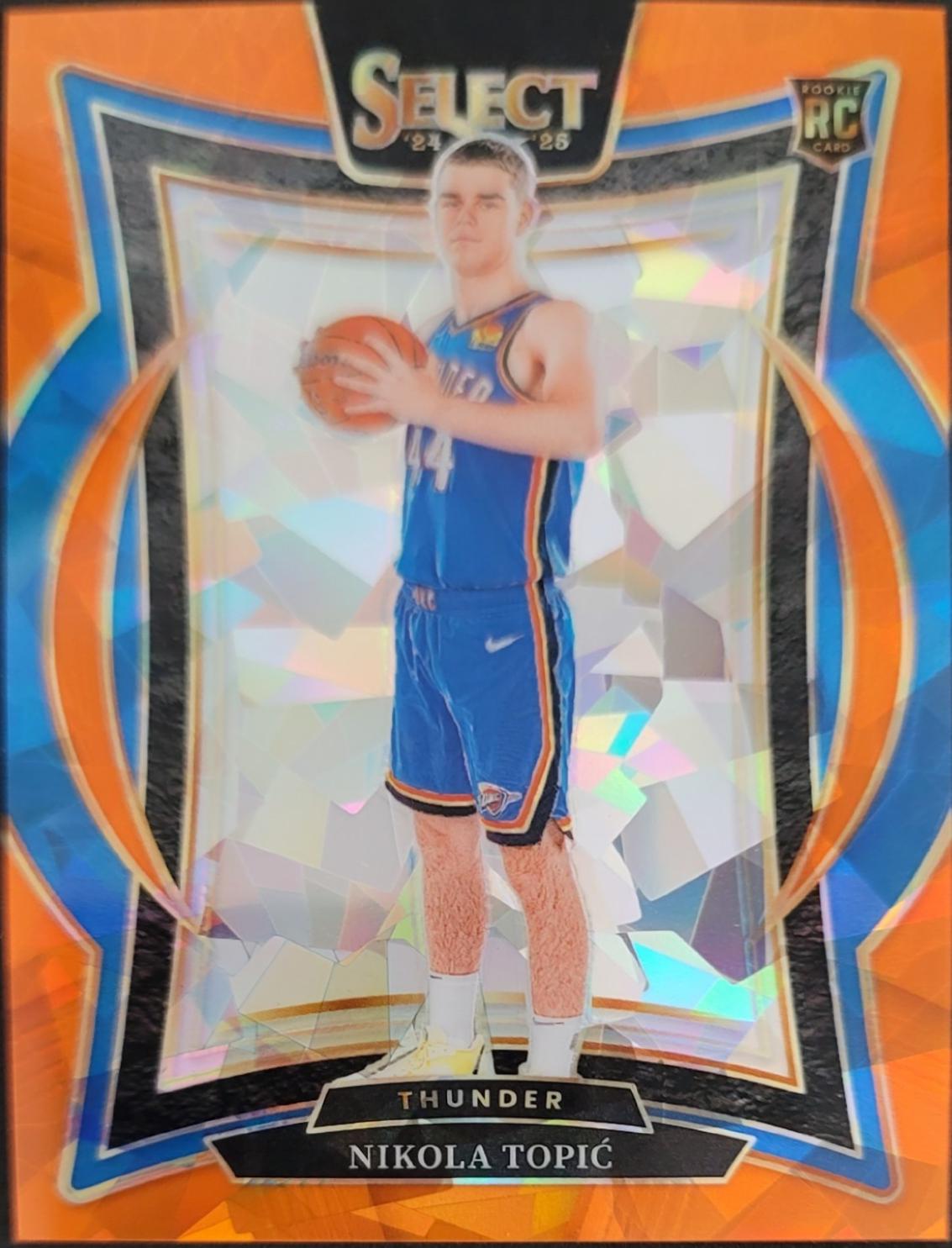 Nikola Topic [Orange Cracked Ice Prizm] #89