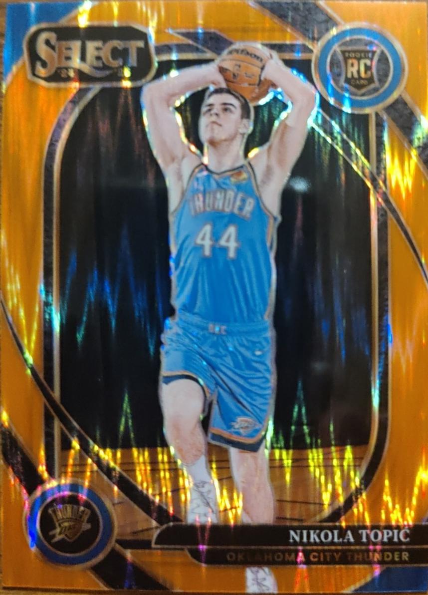 Nikola Topic [Orange Flash Prizm] #286