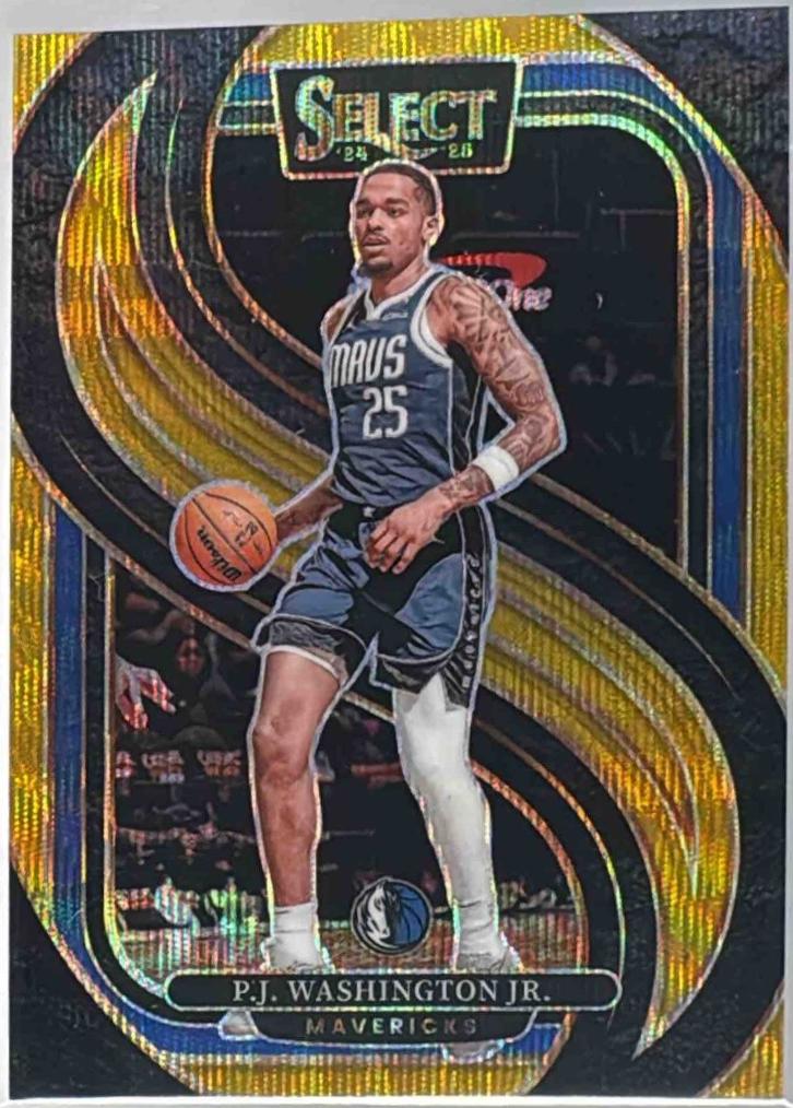 P.J. Washington Jr. [Gold Wave Prizm] #154