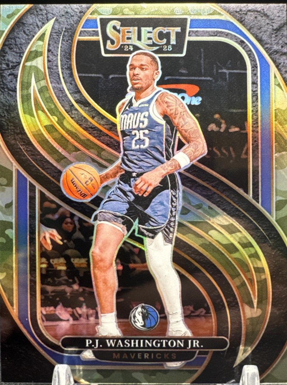 P.J. Washington Jr. [Green Camo Prizm] #154