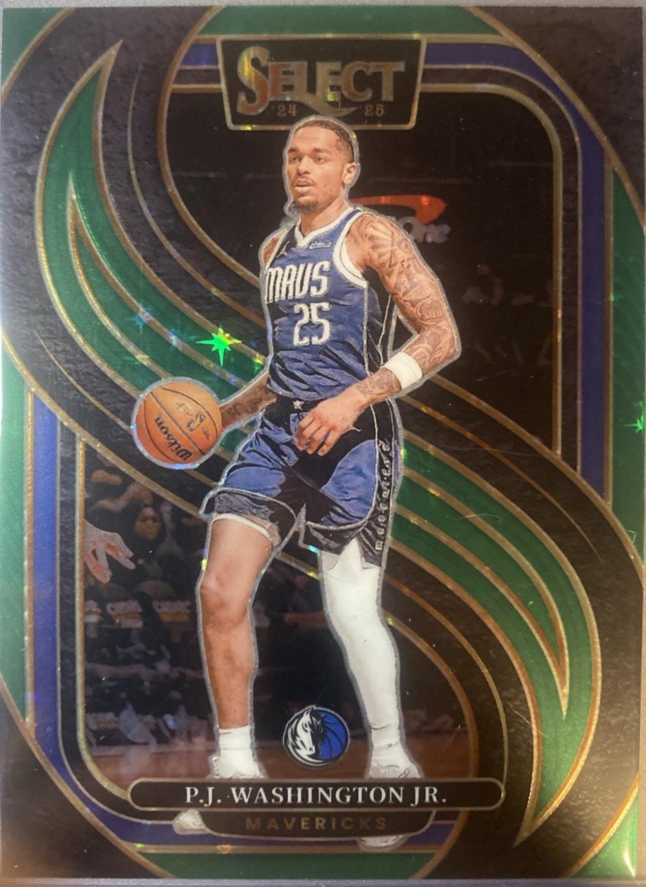 P.J. Washington Jr. [Green Stars Prizm] #154