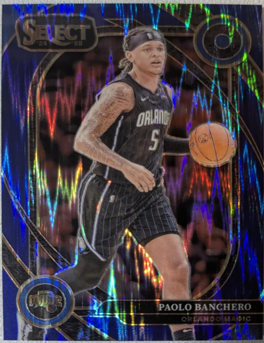 Paolo Banchero [Blue Flash Prizm] #215