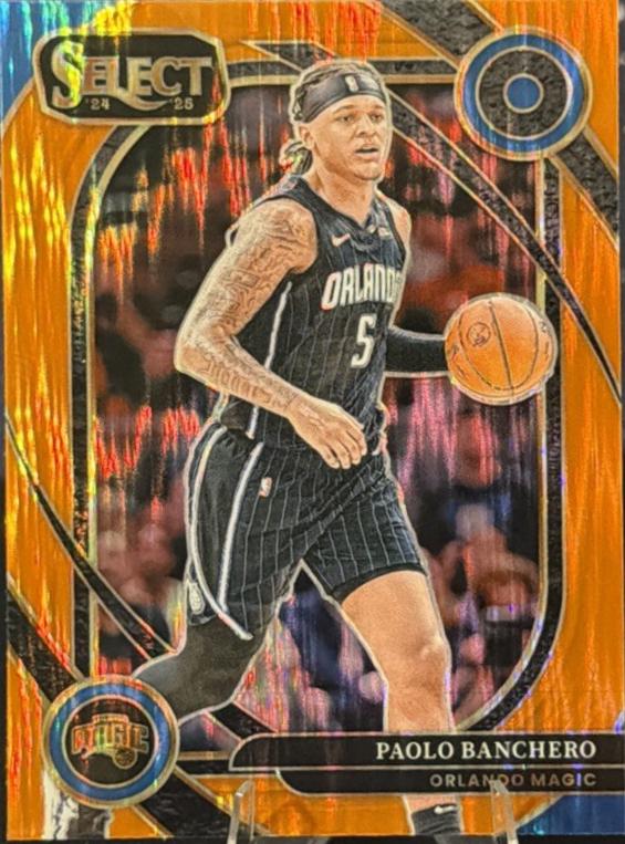 Paolo Banchero [Orange Flash Prizm] #215