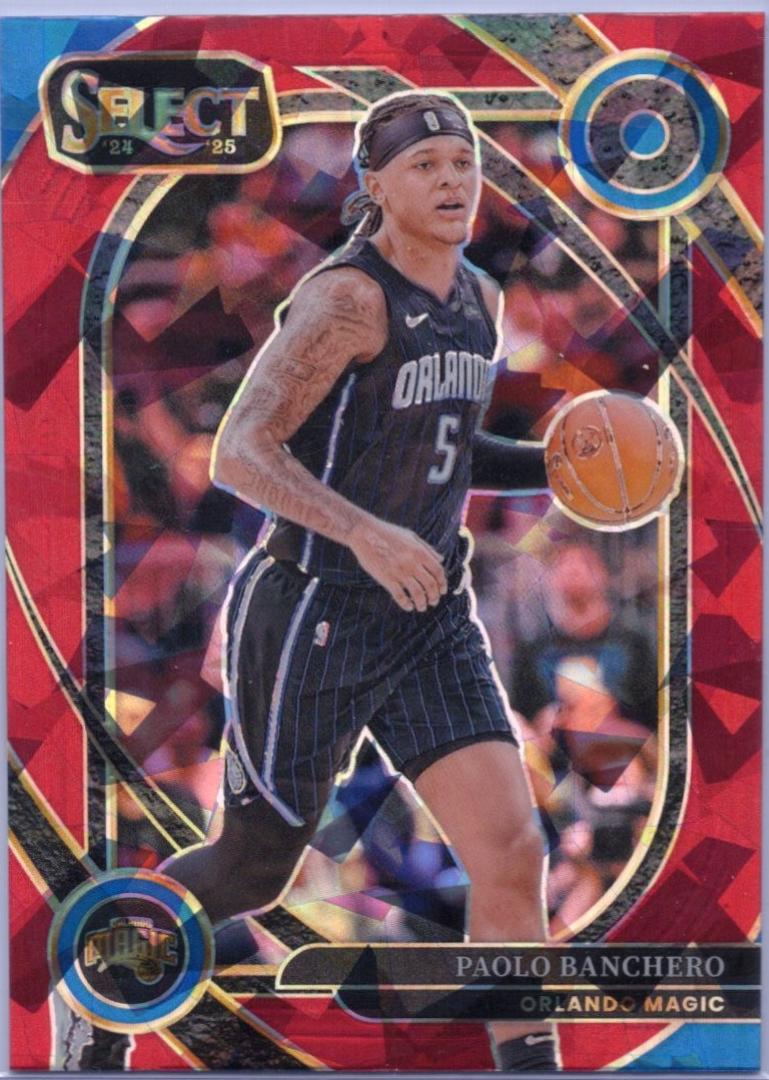 Paolo Banchero [Red Cracked Ice Prizm] #215