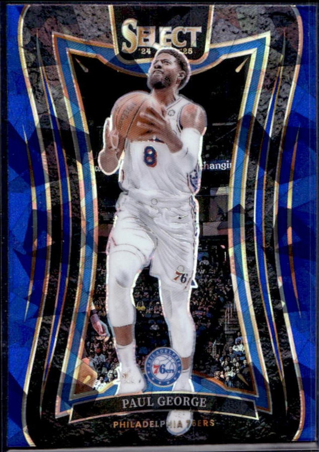 Paul George [Blue Cracked Ice Prizm] #337