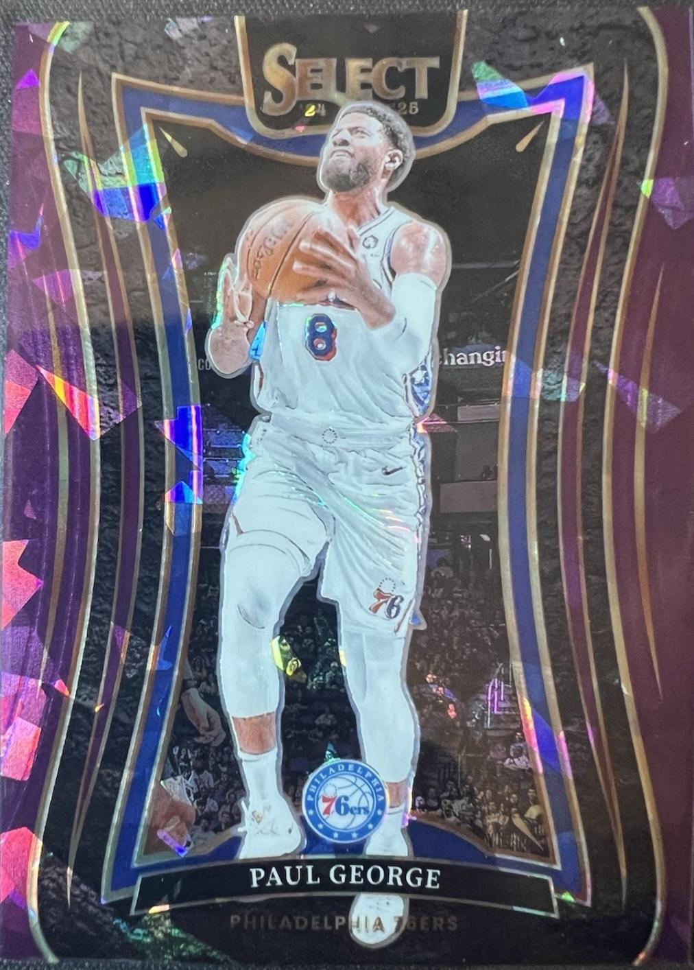 Paul George [Purple Cracked Ice Prizm] #337