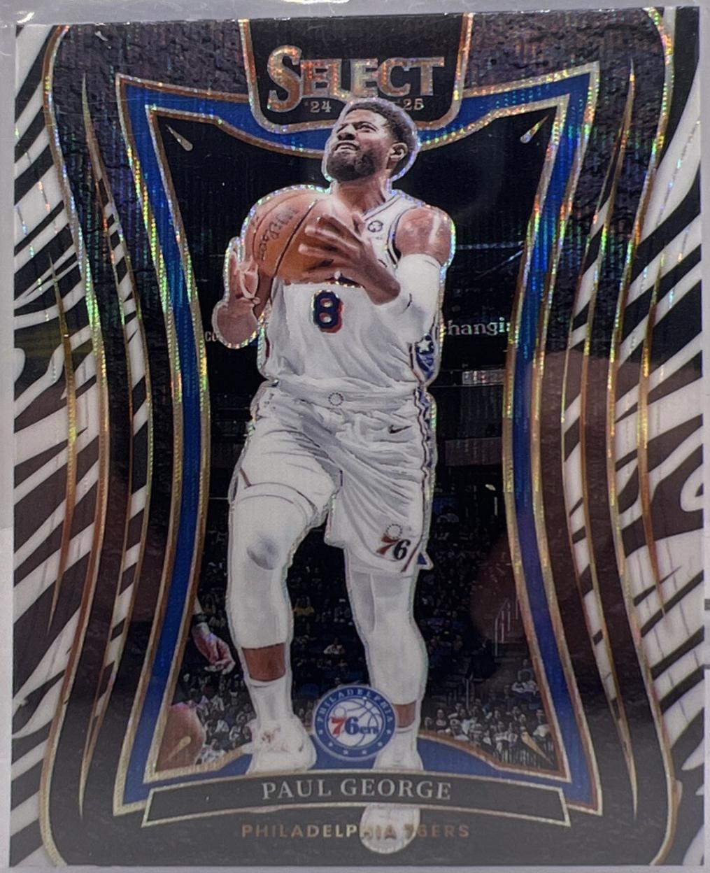 Paul George [Zebra Prizm] #337