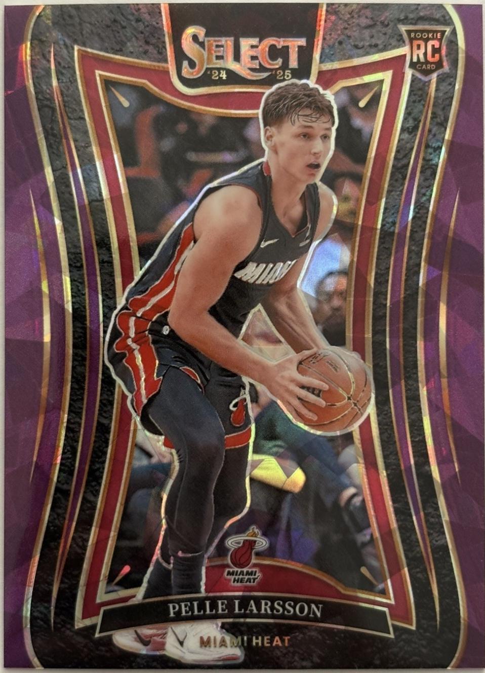 Pelle Larsson [Purple Cracked Ice Prizm] #400