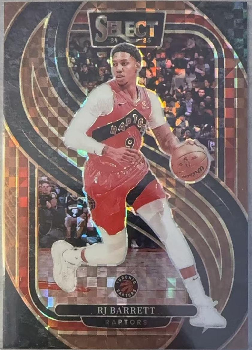 RJ Barrett [Bronze Checker Prizm] #109