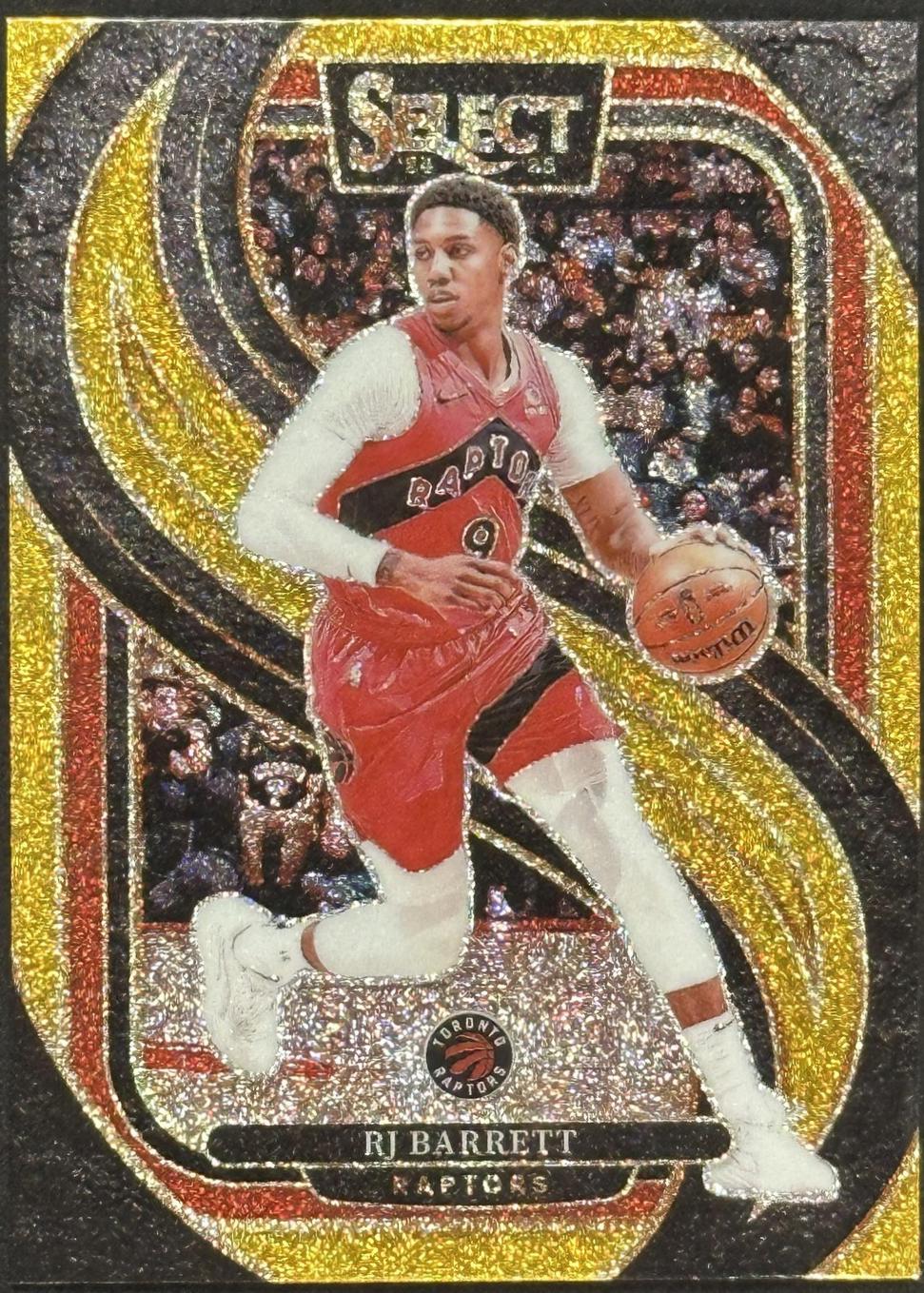 RJ Barrett [Gold Glitter Prizm] #109