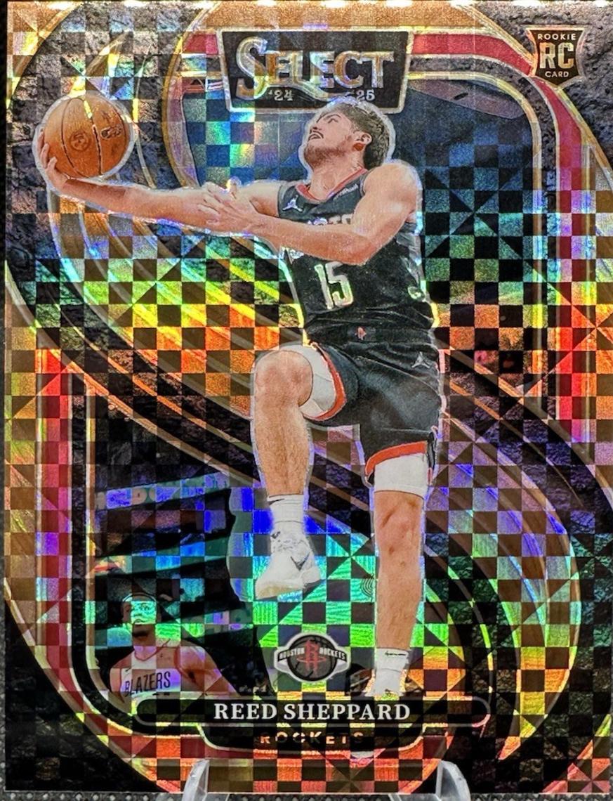 Reed Sheppard [Bronze Checker Prizm] #181