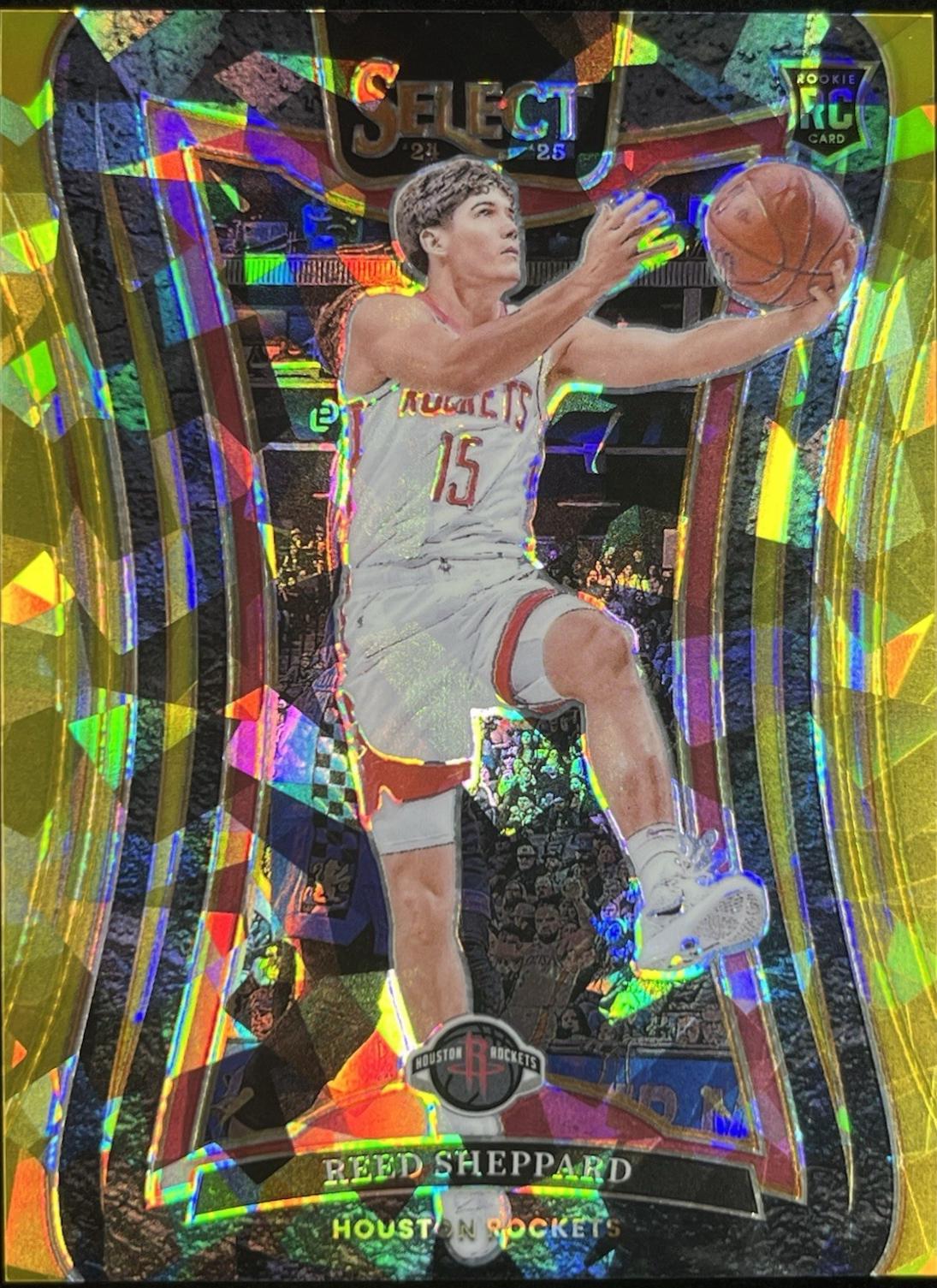 Reed Sheppard [Gold Cracked Ice Prizm] #366
