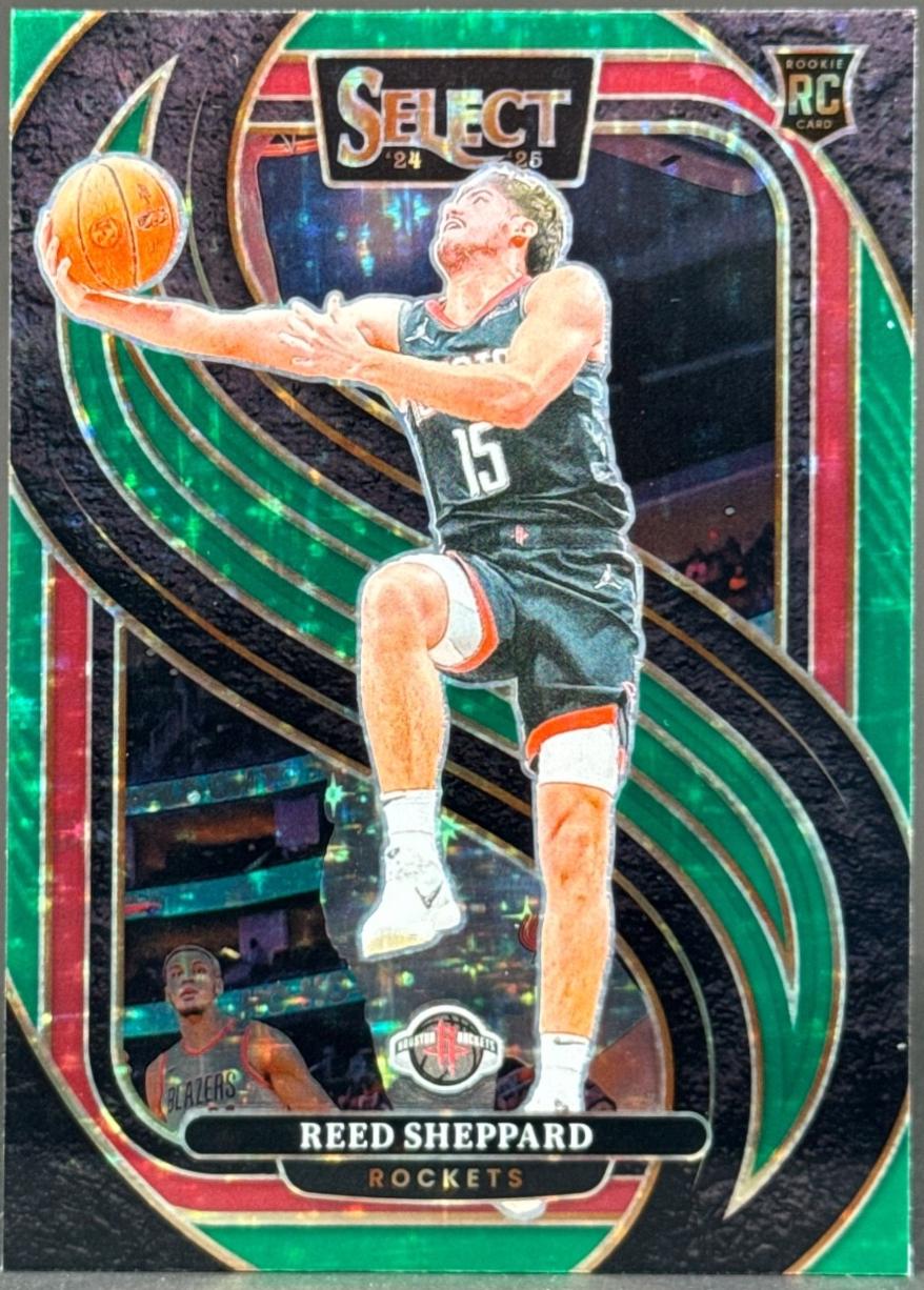 Reed Sheppard [Green Stars Prizm] #181
