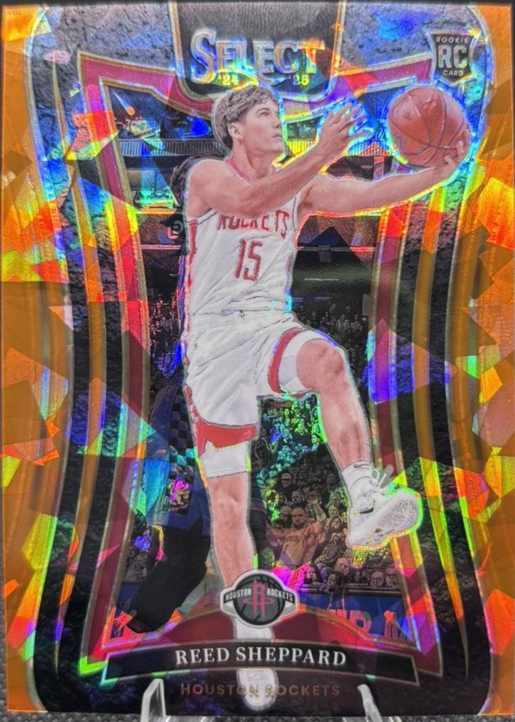 Reed Sheppard [Orange Cracked Ice Prizm] #366