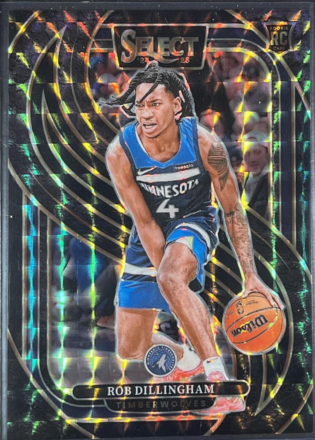Rob Dillingham [Black Finite Prizm] #187