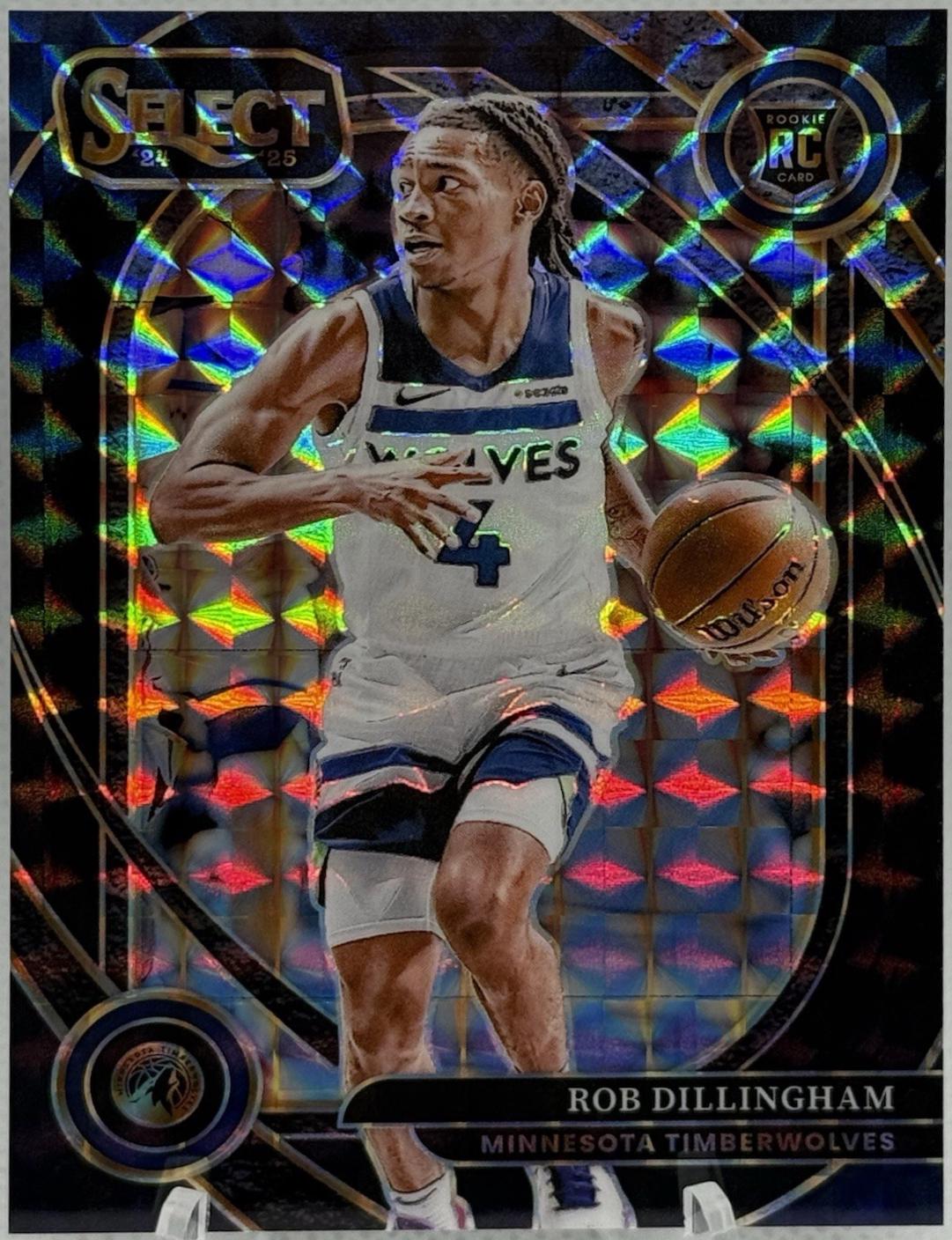 Rob Dillingham [Black Finite Prizm] #288