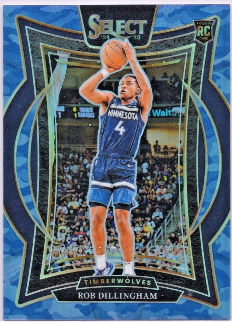 Rob Dillingham [Blue Camo Prizm] #84