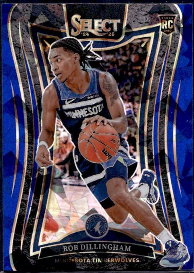 Rob Dillingham [Blue Cracked Ice Prizm] #392