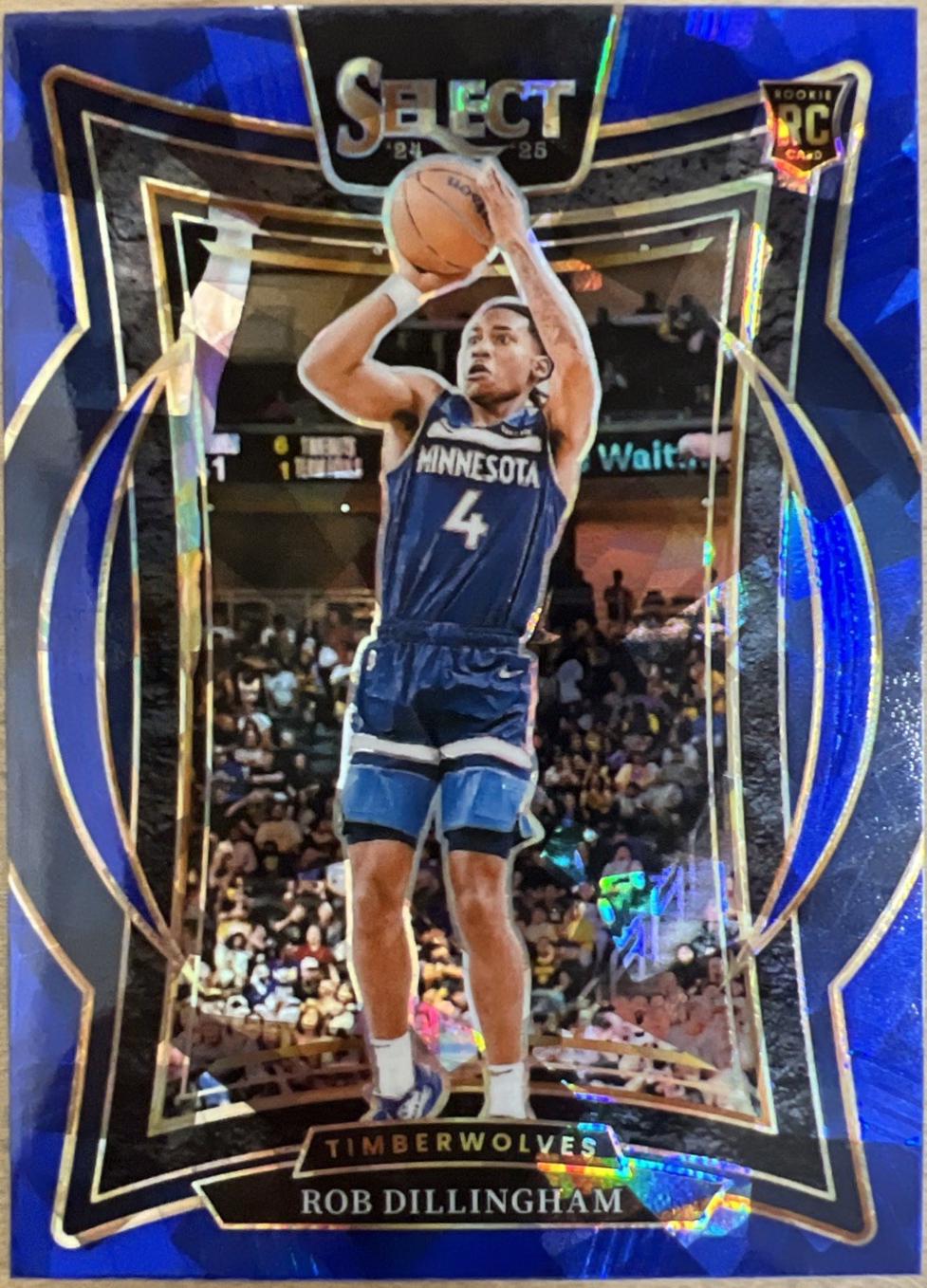 Rob Dillingham [Blue Cracked Ice Prizm] #84