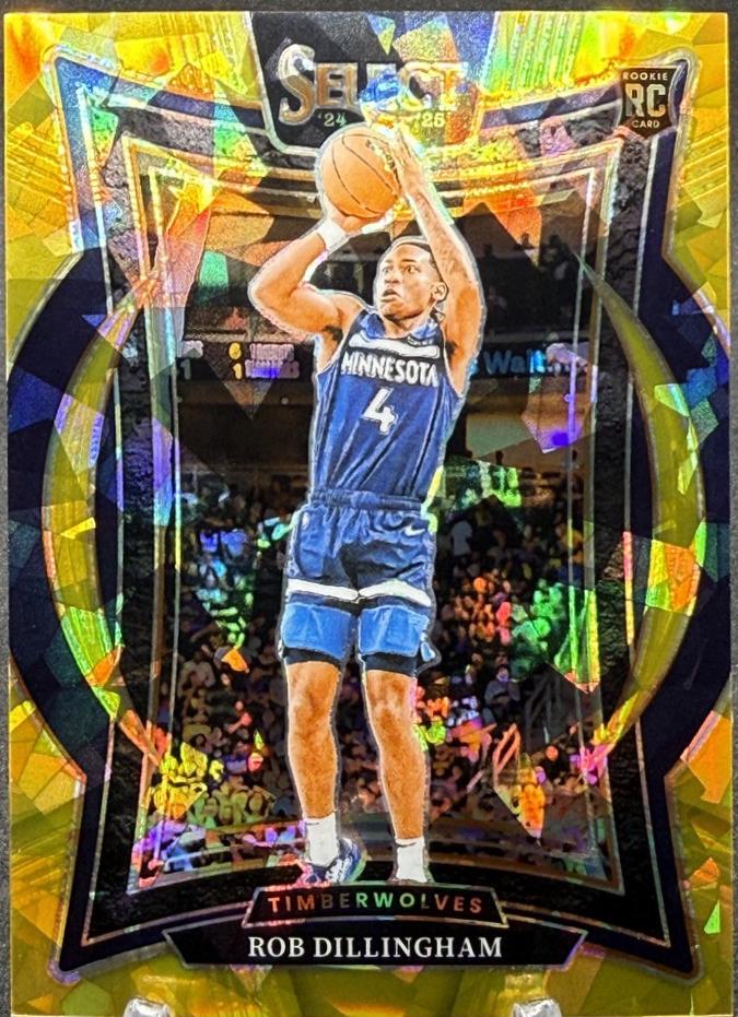 Rob Dillingham [Gold Cracked Ice Prizm] #84